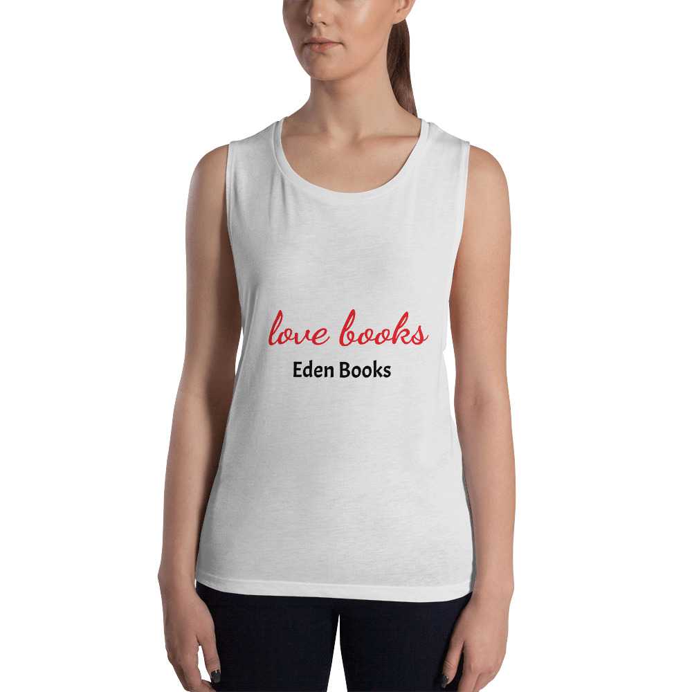 “Love Books” Ladies’ Muscle Tank