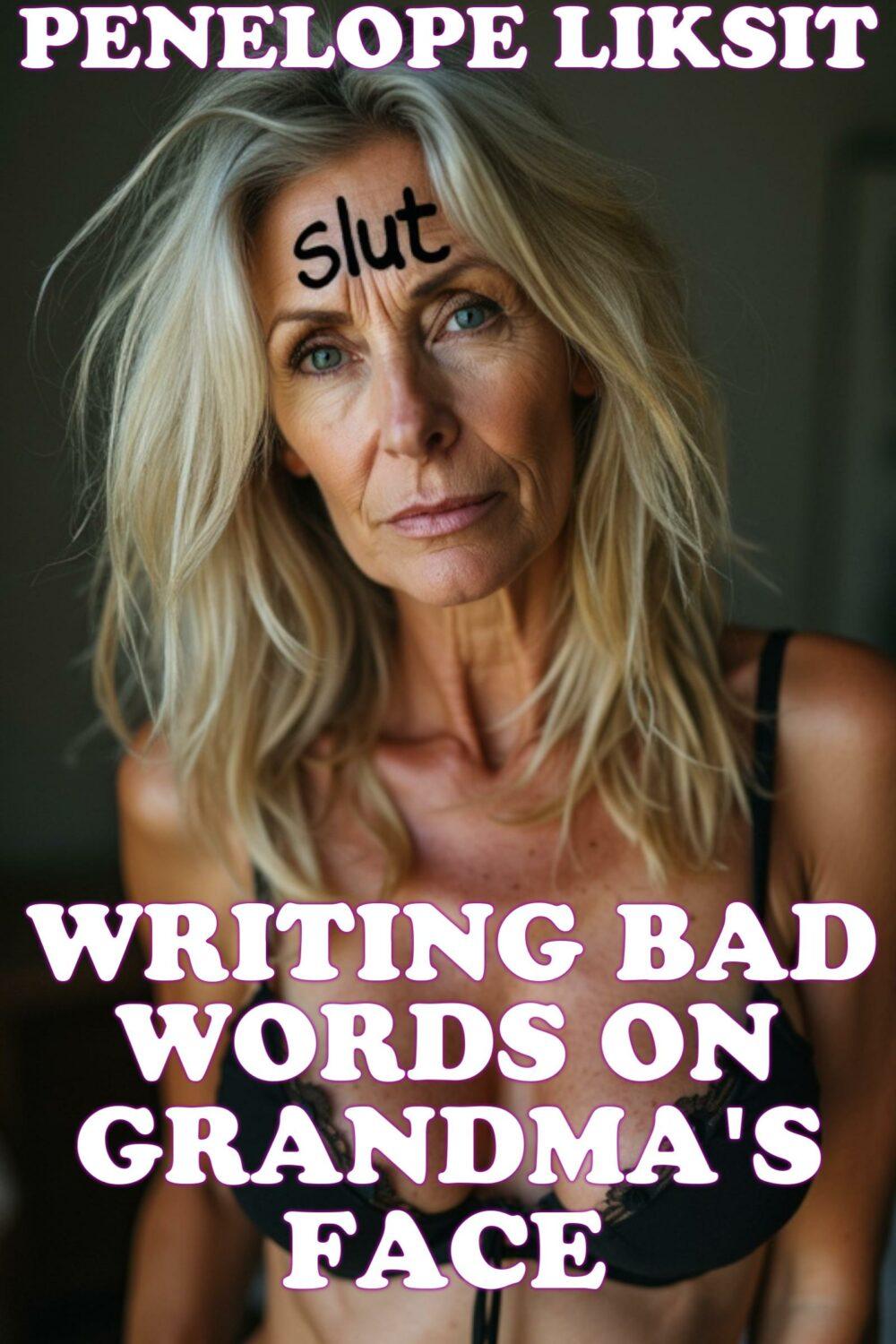 Writing Bad Words On Grandma’s Face