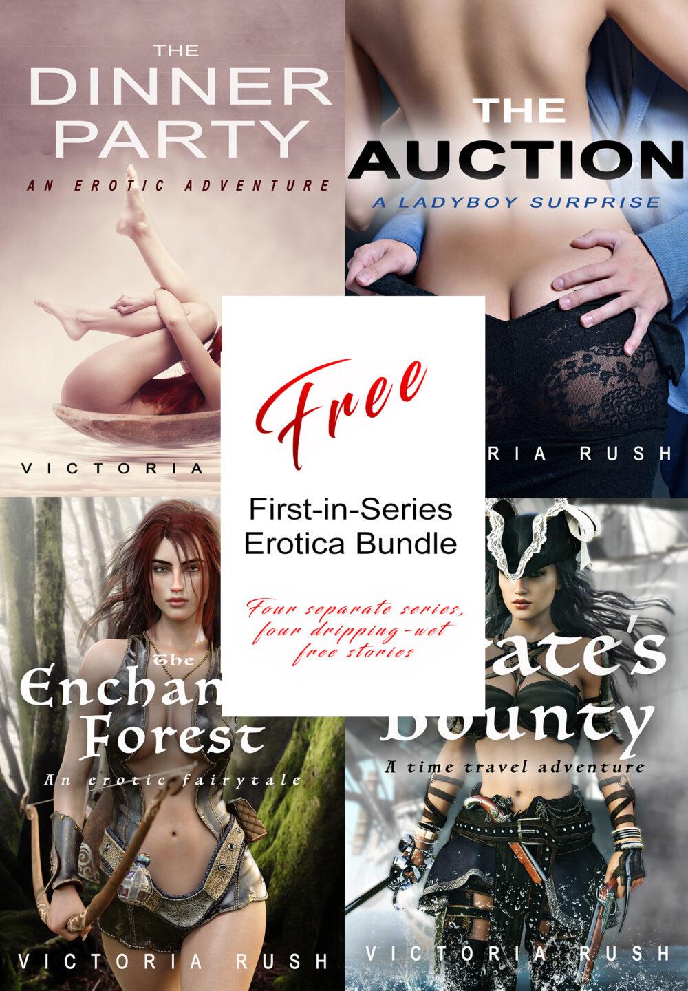 Free First-in-Series Erotica Bundle: Four Erotic Series Four Dripping-wet Stories