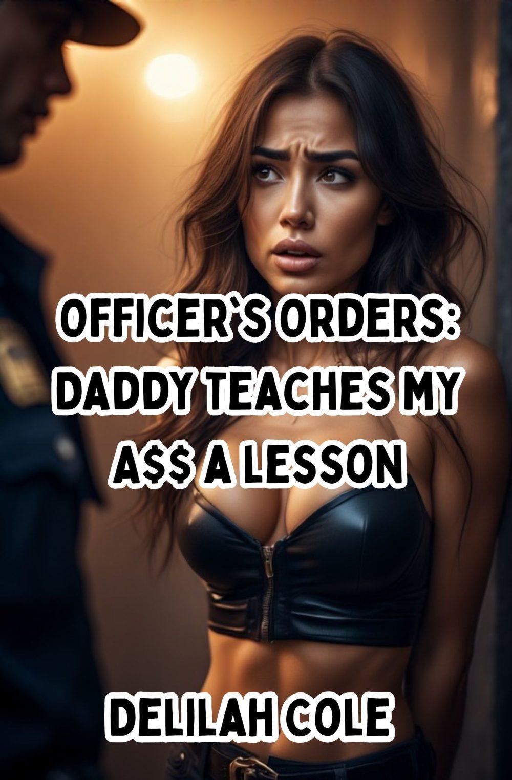 Officer’s Orders: Daddy teaches my A$$ a lesson- Warning Dark Noncon