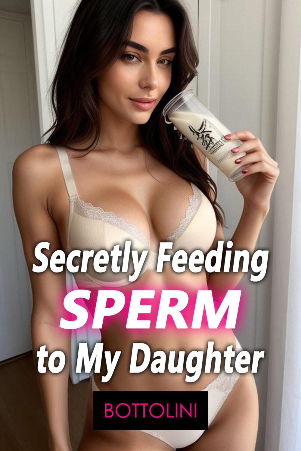 Secretly Feeding Sperm to My Daughter (Incest Erotica #1)