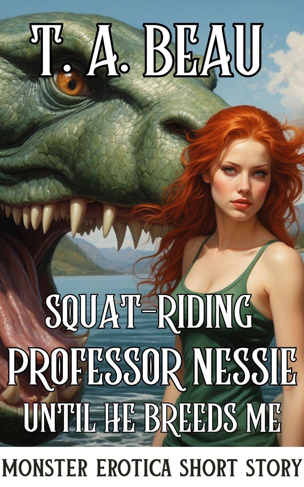 Squat-Riding Professor Nessie Until He Breeds Me (A Monster Erotica Short Story)